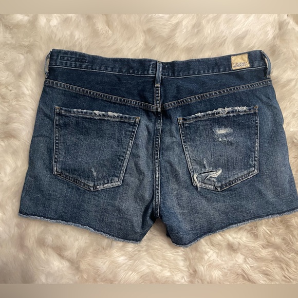 Citizens of Humanity Denim Shorts with Side Slit - Picture 2 of 4